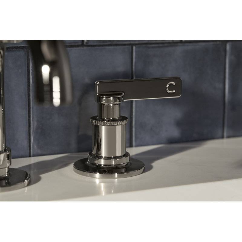 Castia by Studio McGee Widespread Bathroom Sink Faucet 0.5 GPM, Vibrant Brushed Nickel