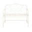 Banc de jardin extérieur - blanc