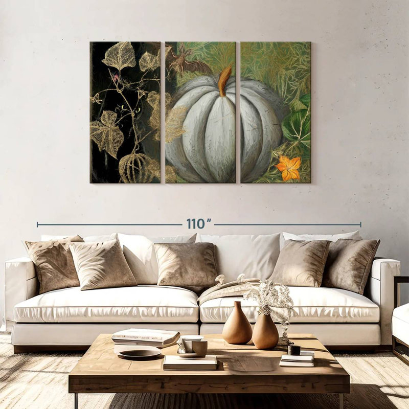 Yarlin Fresh Pumpkin, 48" H x 74" W