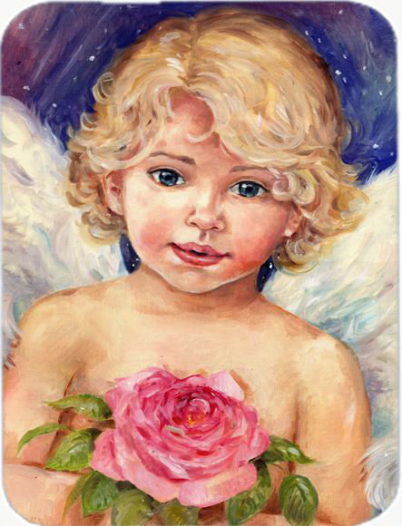 Caroline's Treasures Little Angel Glass Cutting Board