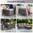 7 - Person Luxury Wicker Patio Furniture Set With 6-Inch Extra-Thick Cushion Swivel Chairs, Ottomans-1172957613-1172957602