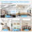 6 Pack 2x4 LED Flat Panel Light, 5 CCT Selectable 3000K-6500K, 5 Wattage 30-70W 7700LM, 0-10V Dimmable, 120-277V Drop Ceiling Light Fixture for Commercial & Residential Use