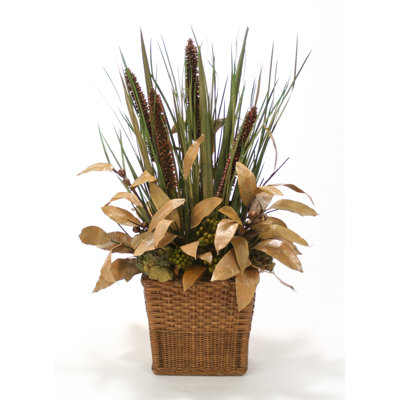 Polysilk Arrangement in Basket