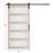 84'' Frosted Glass Barn Door with Installation Hardware Kit-99305807
