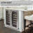 Whynter Elite 24'' width 40 Bottle Dual Zone Wine Refrigerator with Seamless Stainless Steel Door