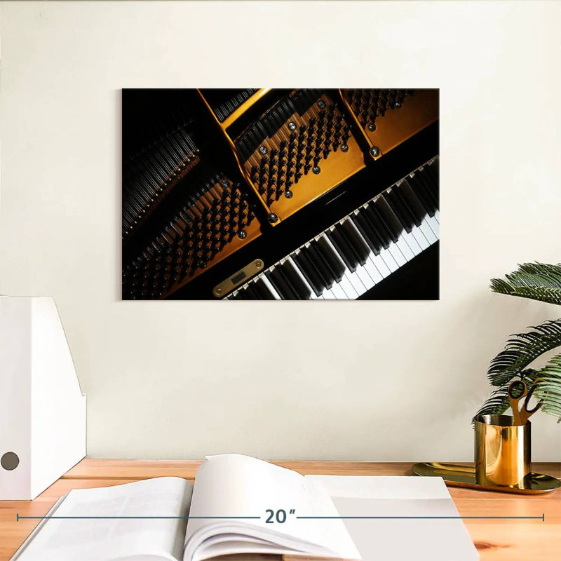 Piano à queue Abarca Opulent, H 8 po x l 12 po