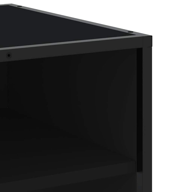 Unfinished TV Stand for TVs up to 88", Black