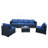 7-Piece Sofa Set Table With Sofa Chair PE Rattan-701932094