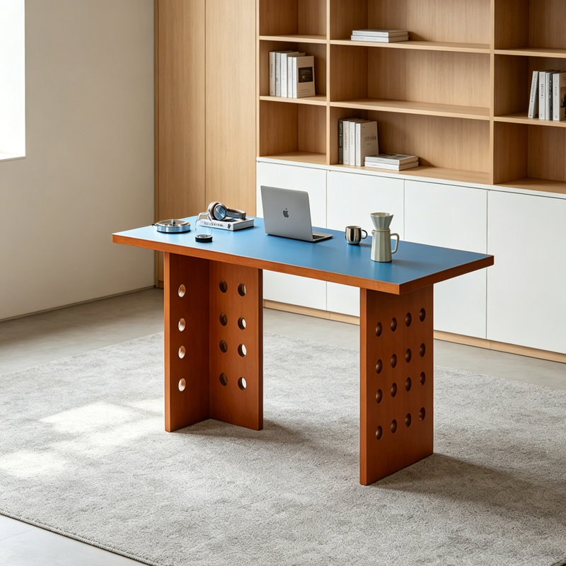 Bureau multifonctionnel Creative Brown, 29.52" H x 51.18" W x 31.49" D
