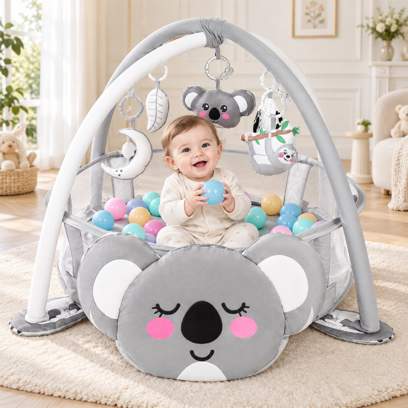 Tapis de jeu de 27,6 po pour enfants Koala