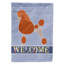Polyester 2 côtés 40 x 28 po welcome drapeau maison-73943113