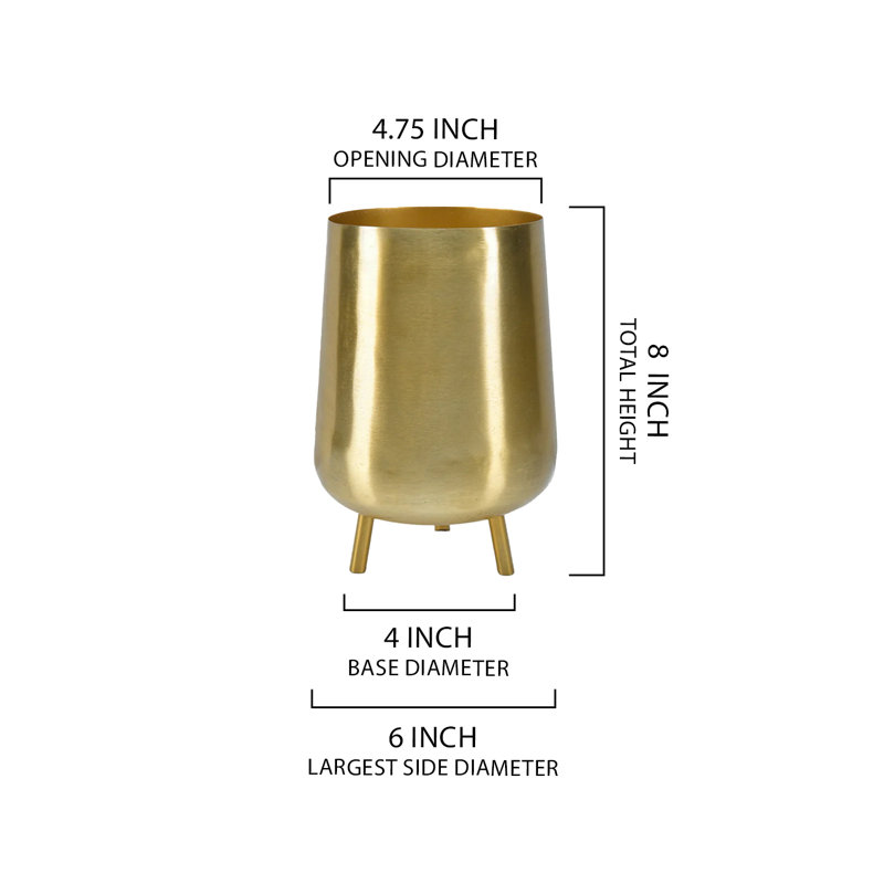Sandora Metal Pot Planter