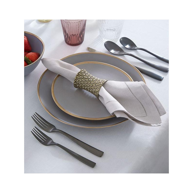 Festival Linen Square Napkins, Raspberry