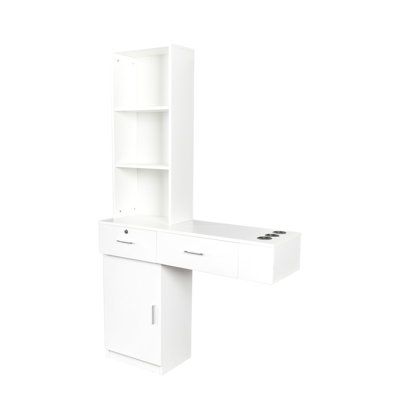 Versatile And Stylish Hair Dressing Desk With Abundant Storage Options
