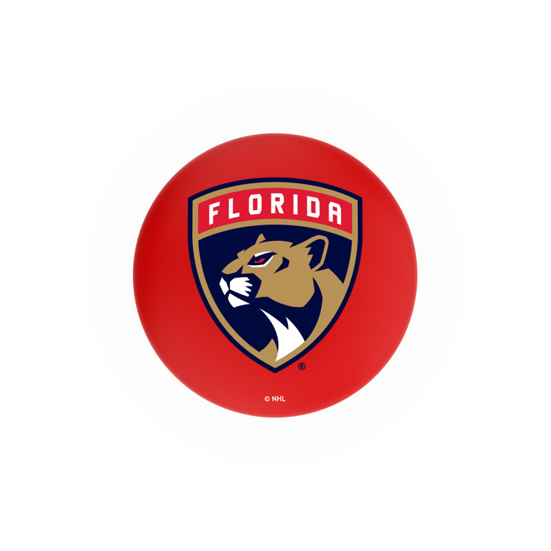 NHL 25" Swivel Bar Stool with Cushion, Florida Panthers, 30"