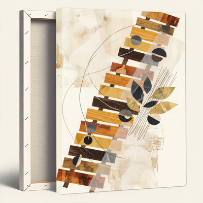 «Gallery Wrap», art mural sur toile pour le salon, la chambre à coucher, le bureau ou le vestibule - décoration murale décorative avec art abstrait