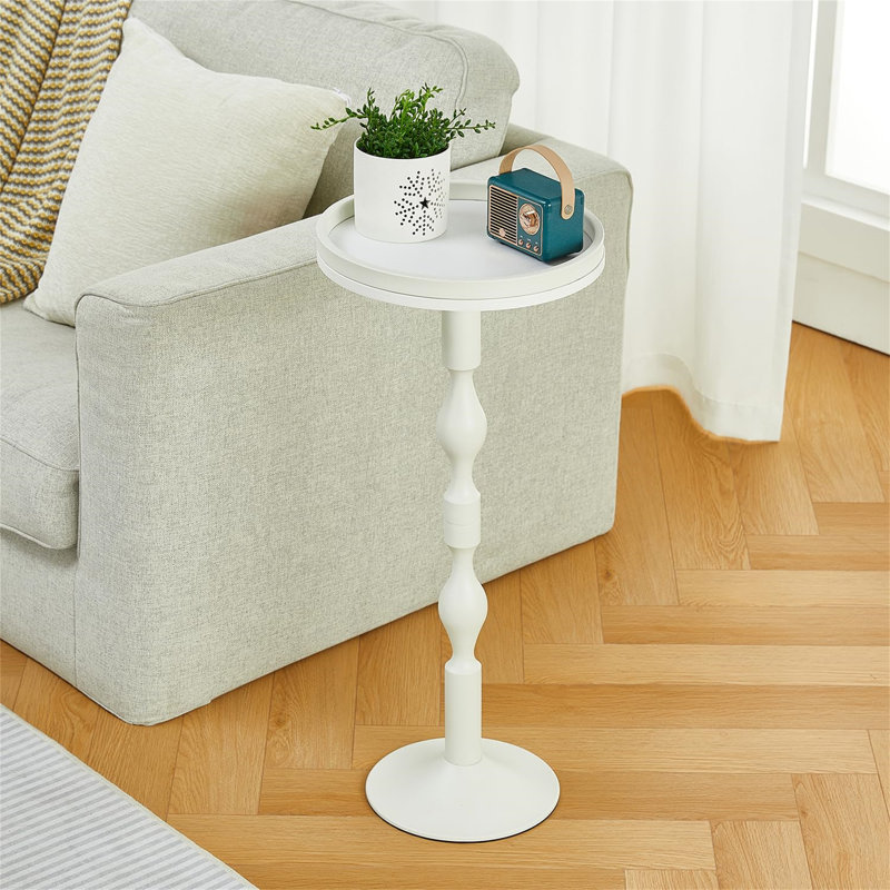 Pedestal End Table