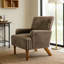 Chaise d'appoint moderne en velours côtelé-1696644182