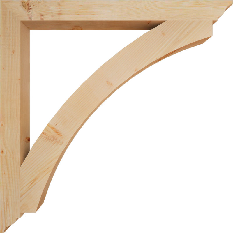 Support traditionnel Thorton, H 46 po x l 3,5 po x P 46 po, Douglas (lisse)