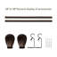 Tringle à rideau simple 5/8 po avec embouts brun-1121325836-1121325835