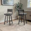 Ensemble de 2 tabourets pivotants Kingsgate