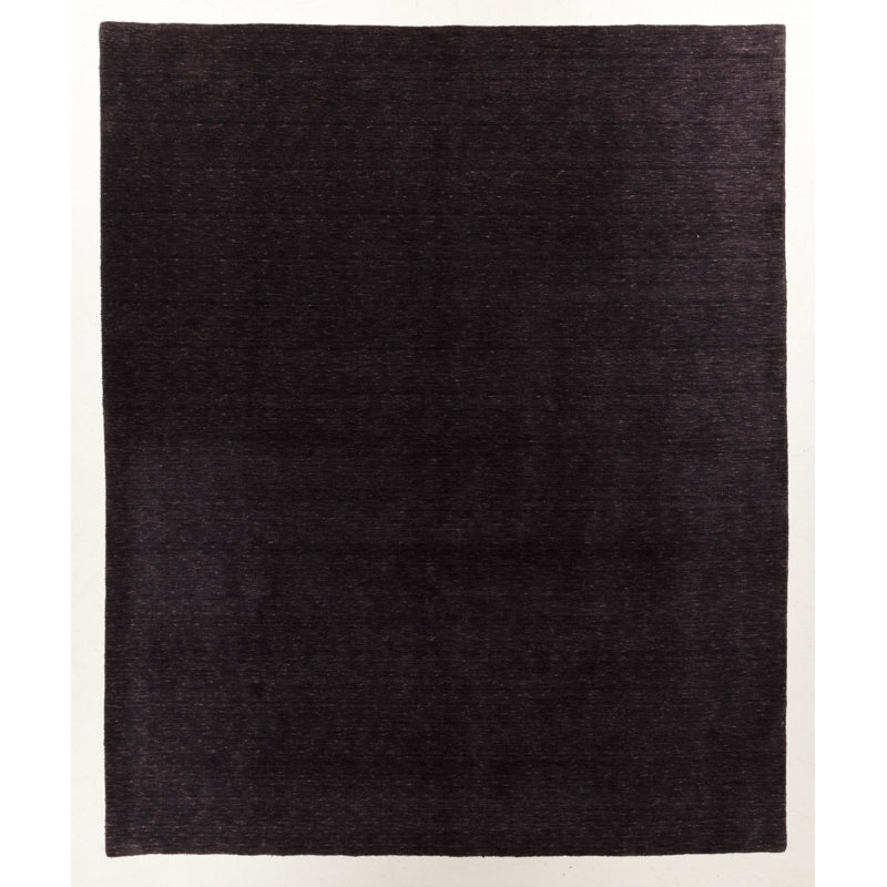 Hand Loomed Area Rug in Black
