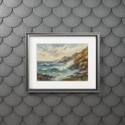 Clinger Single Picture Frame Print
