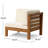 2-piece love seat set, beige-267409327-267409324
