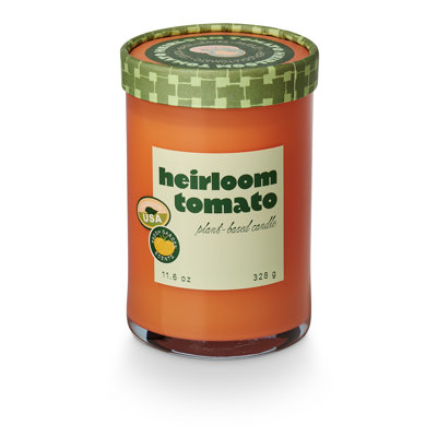 Farmer's Market Heirloom Tomato Glass Scented Candle