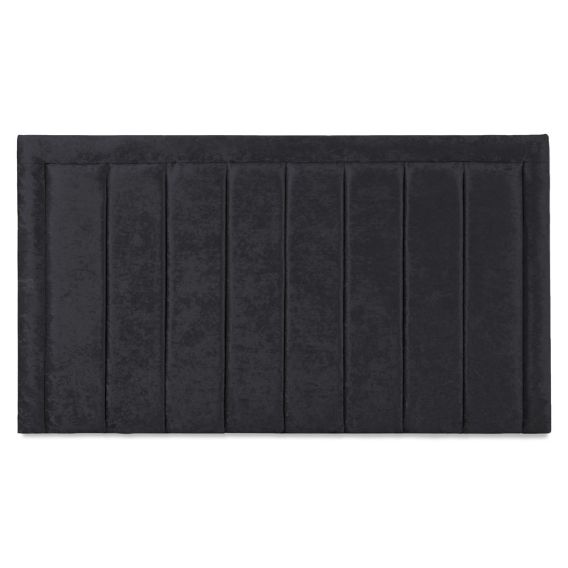 Francie Upholstered Headboard, Double (4'6), Black