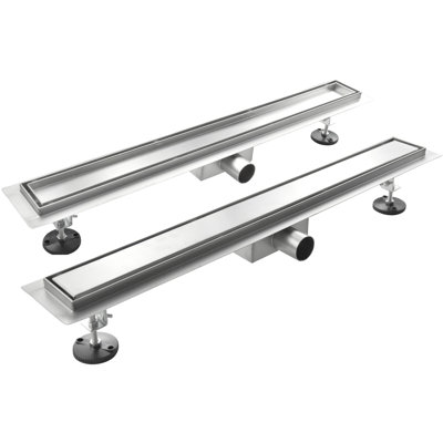 90cm Linear Grid Shower Drain