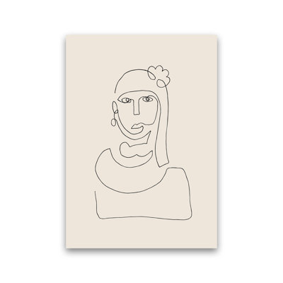 Picasso Line Bust - Print