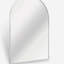 24x36 Inch Silver Metal Framed Arched Bathrrom Mirror for Wall-542504075-542504079