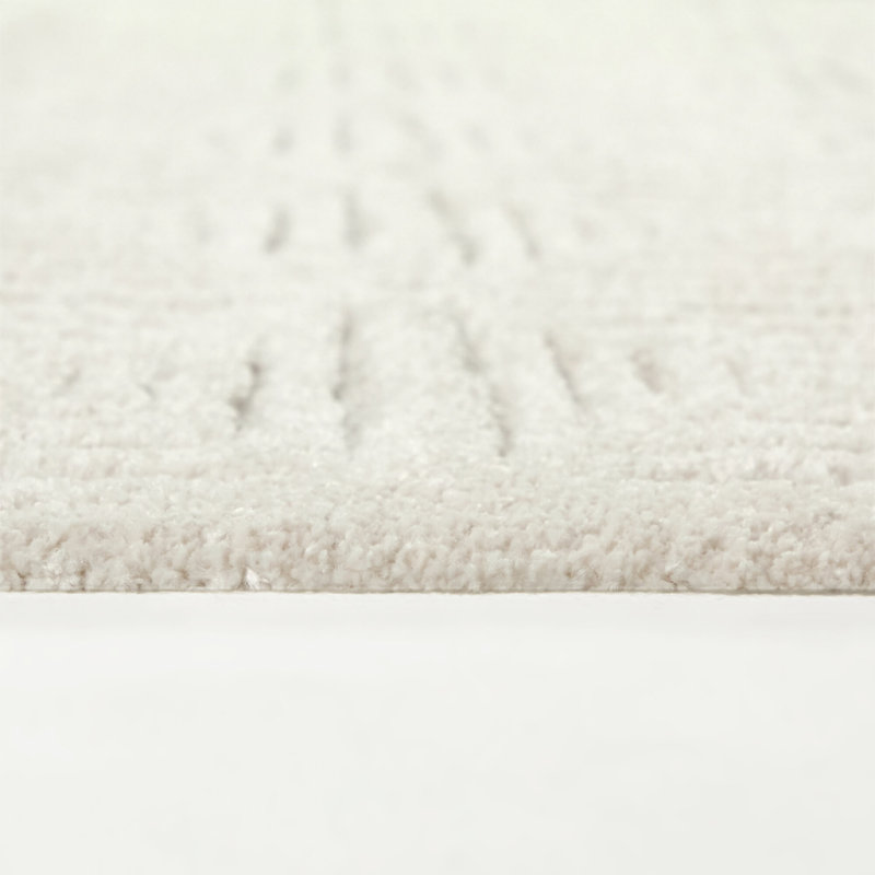 Tapis à motif géométrique moderne crème Bolsena, Rectangle 7 pi 10 po x 10 pi
