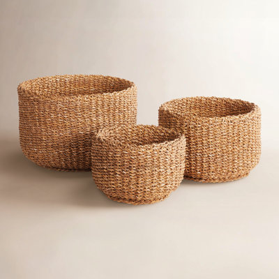 Charton Handmade Seagrass Decorative Basket 3