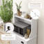 Élégante armoire à micro-ondes avec options de rangement polyvalentes pour la maison