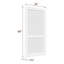 Porte intérieure de style shaker 80 po-123492502