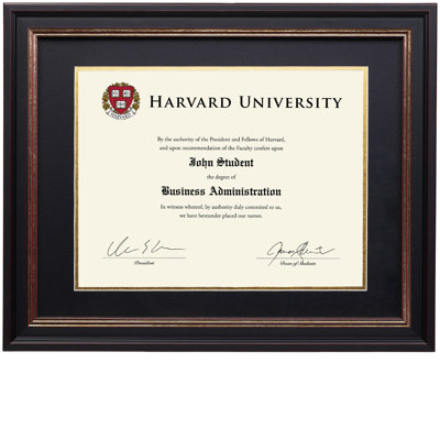 Blakes Wood Beveled Picture Frame with Mat