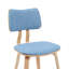 Chaise de salle à manger sans accoudoirs de style Mid-Century avec revêtement en polyester Decklen-341433495-341433494