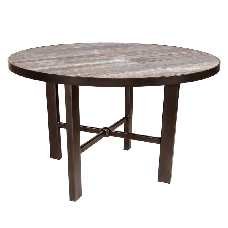 Tables Outdoor Round Bar Table, Urban Shift, Graphite, 29.5" H x 54" W x 54" D