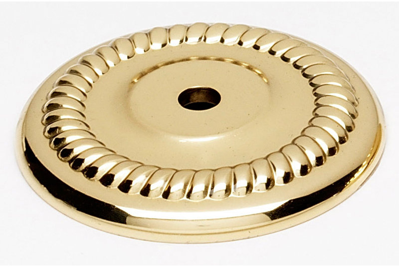 Traditional Brass Back Plate, Polished Brass