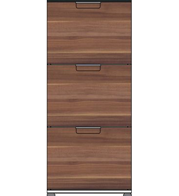 Wheatfield 16 Pair Shoe Storage Cabinet