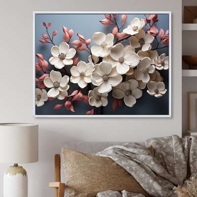 Dogwood Field Pointillism Collage III - impression