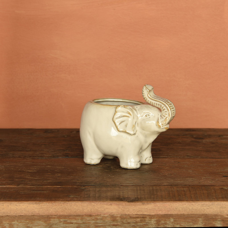 Elephant Statue Planter