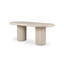 Poole Outdoor Dining Table 78"-Textured Sand Concrete
