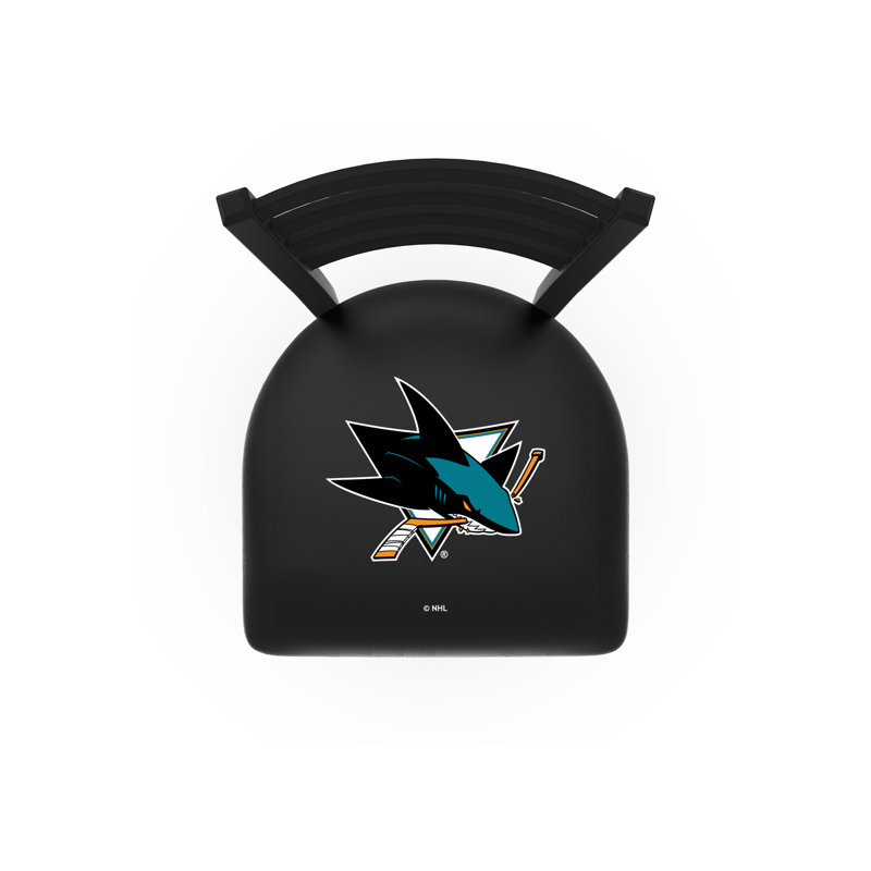 NHL 30" Bar Stool with Cushion, San Jose Sharks