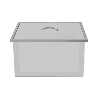 Chena 50L/52.8Qt Drop-in Stainless Steel Ice Chest, No Ice Maker for Outdoor Kitchen