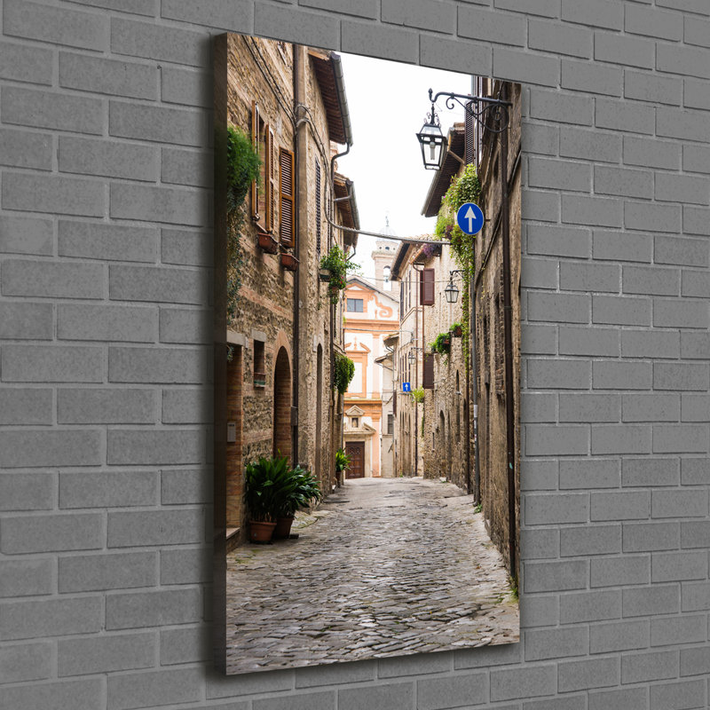 Italian Streets - Wrapped Canvas Print