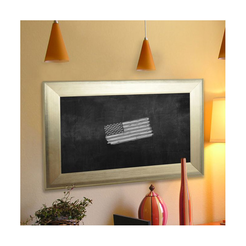 Tableau noir brossé mural, 31 po x 25 po
