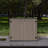 Outdoor 4 ft. 2 in. W x 2 ft. 5 in. D Weather-Resistant Plastic  Horizontal Storage Shed-73820086